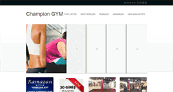 Desktop Screenshot of championgym.net