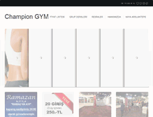 Tablet Screenshot of championgym.net